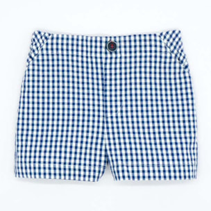 BERMUDA CUADRO VICHY AZUL MARINO
