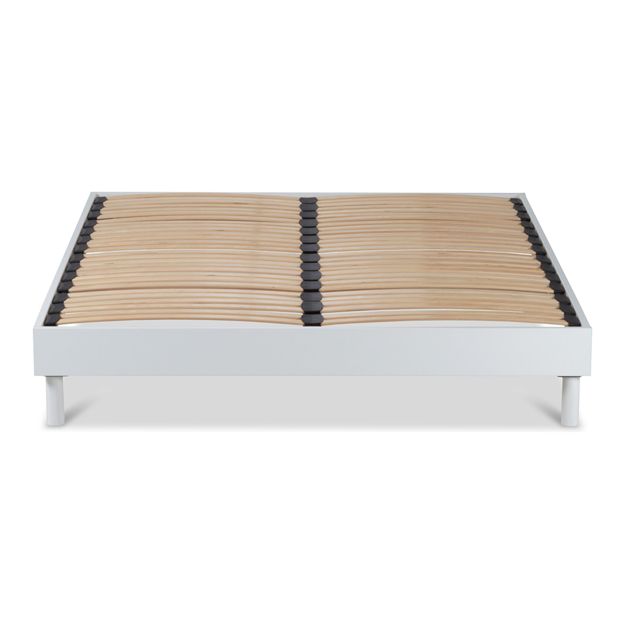 Ensemble Matelas Altesse & Sommier Kit Bois, Mémoire de Forme & Hyper Soft, 27 cm, Accueil Enveloppant, Soutien Ferme