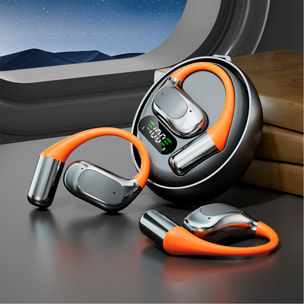 M113 Auriculares BT. Aitranslate con sonido ACS 360º, sonido direccional. Traductor con app 144 idiomas.