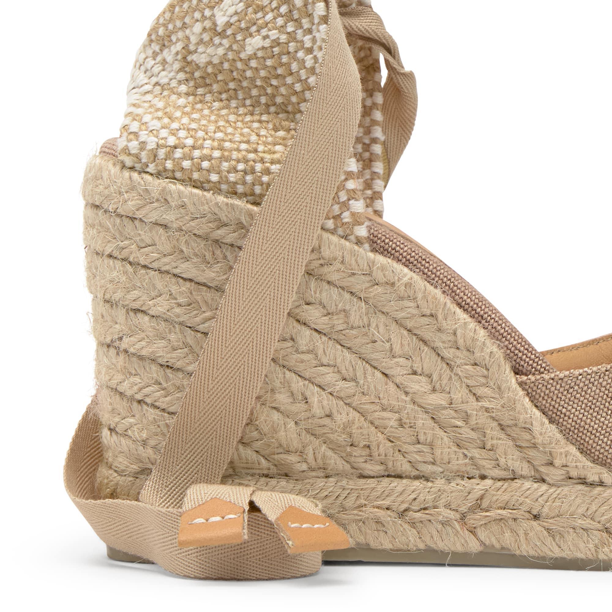 Alpargata cuña de yute 9cm
