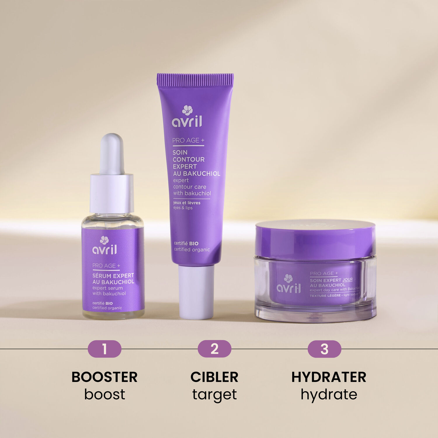 Pro Âge + - Soin Contour Expert 30 ml Certifié Bio