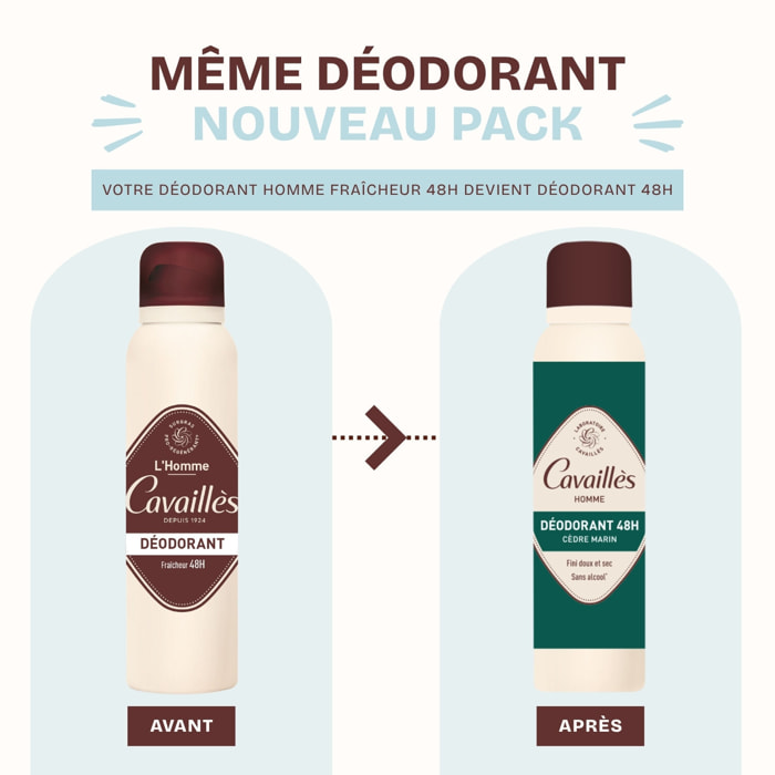 L'Homme - Déodorant Spray 48h 150 ml