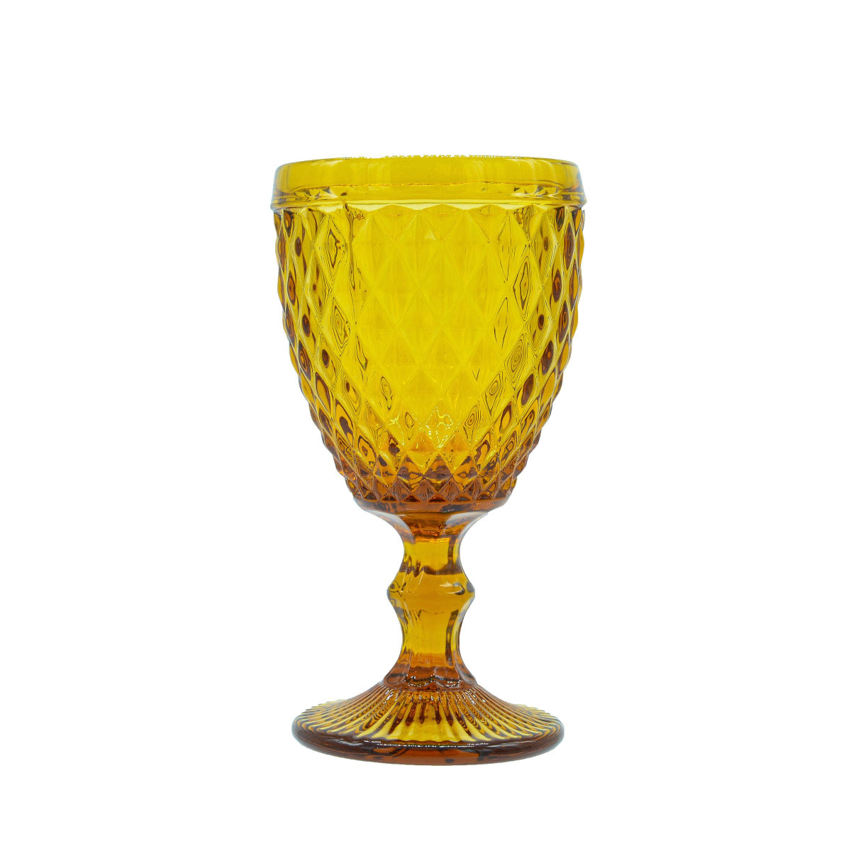 Strass Ambre - Lot de 6 verres à pied 20 cl