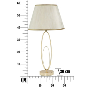 LAMPADA DA TAVOLO GLAM FLUSH CM Ø 30X58