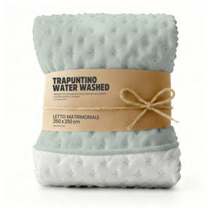 TRAPUNTINO WATER WASHED MATRIMONIALE