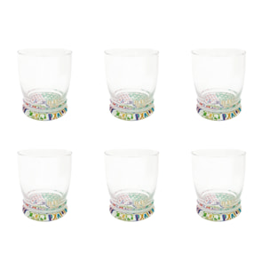 Set de 6 Verres Excelsa – Maioliche, Verre Multicolore