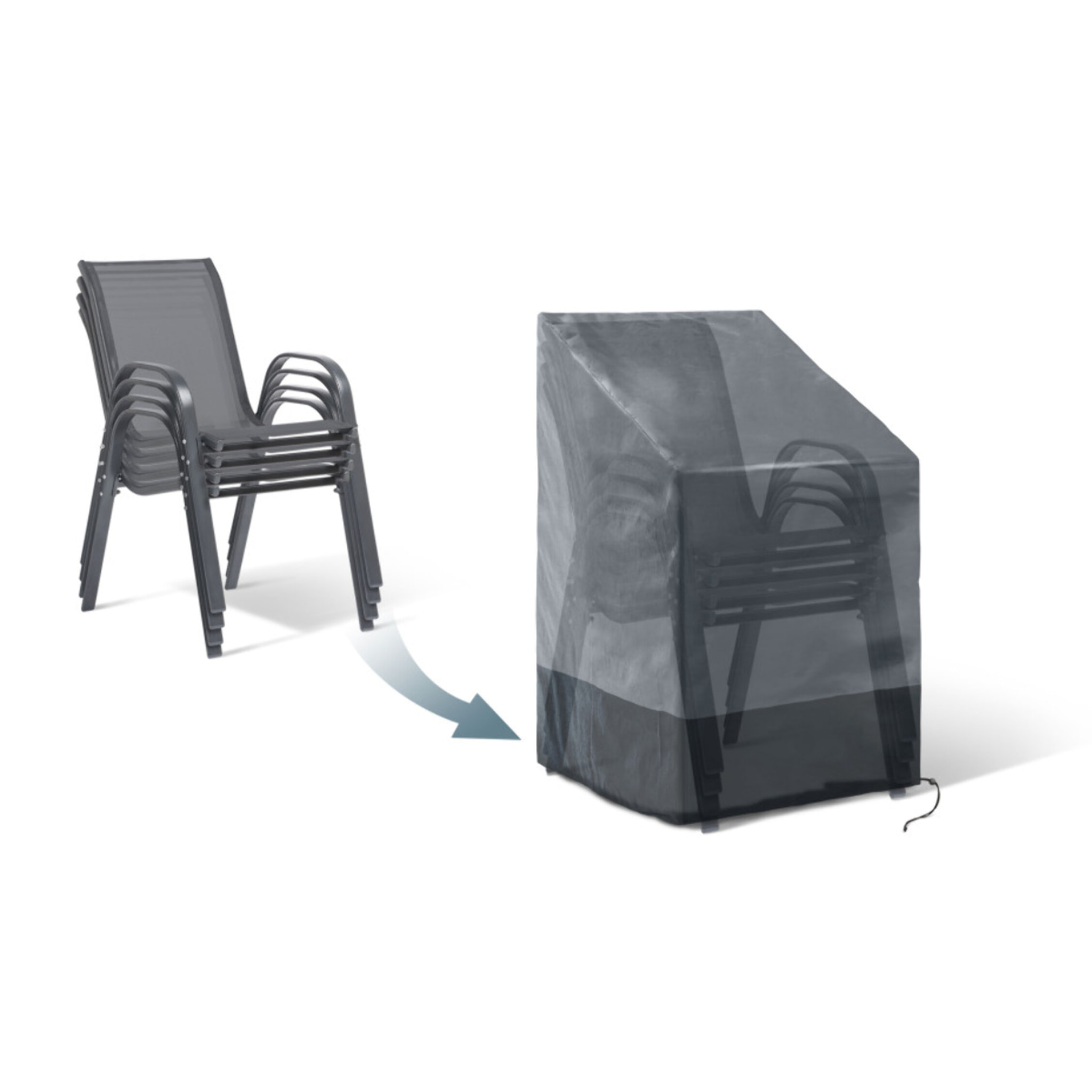 Housse de protection pour chaises empilables