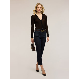 Motivi - Jeans regular lavado rinse - Azul