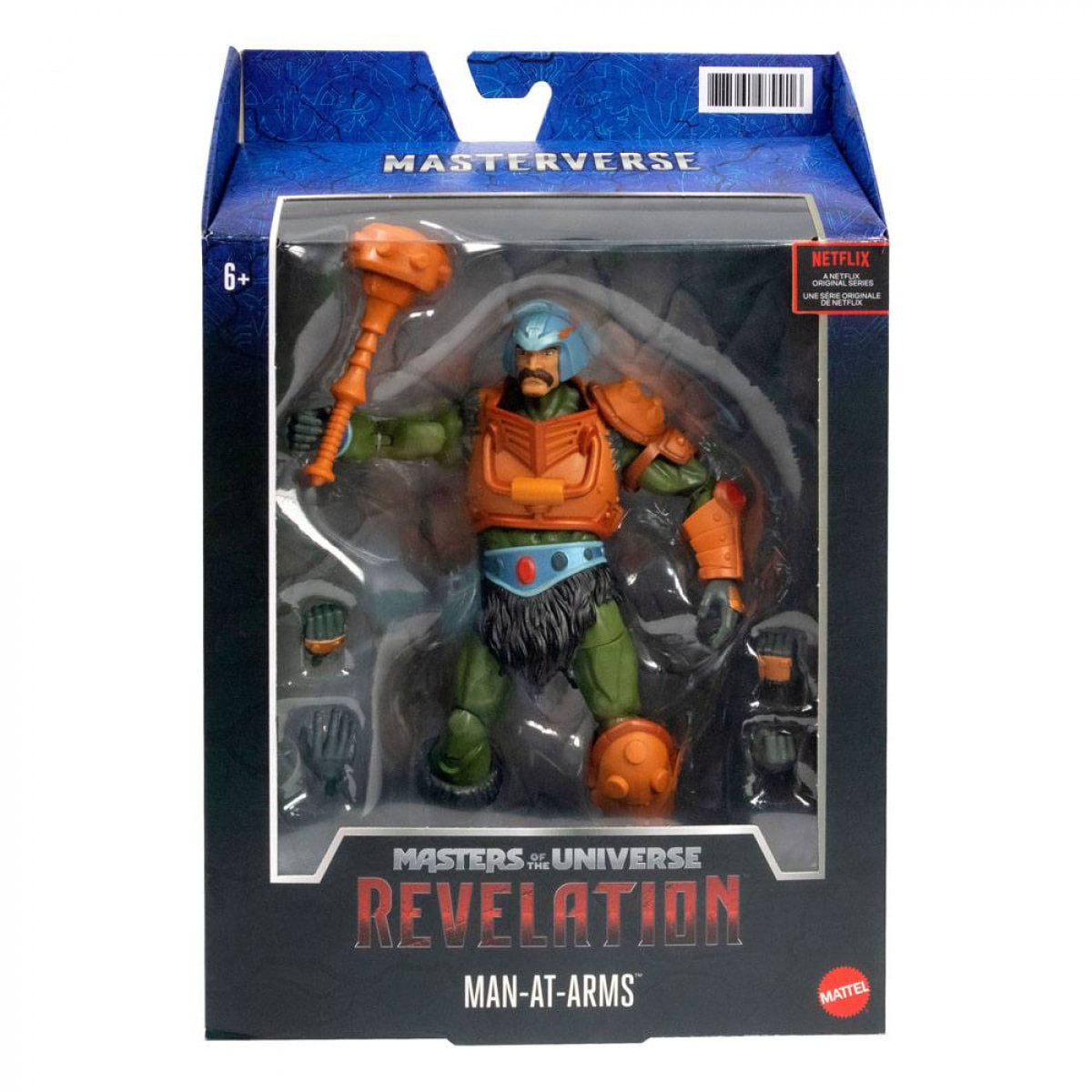 Masters Of The Universe: Revelation Masterverse Action Figura 2021 Man-at-arms 18 Cm Mattel