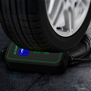 Caricatore trifase A01 per auto elettrica Tipo 2, EV e PHEV, con 16A e 11KW. App di controllo e schermo LCD.