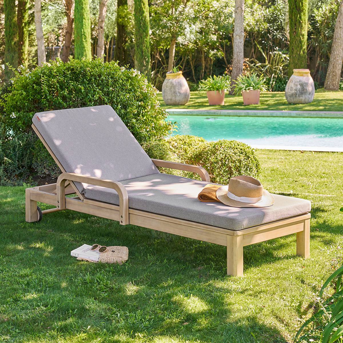 Lit de piscine Papouasie beige