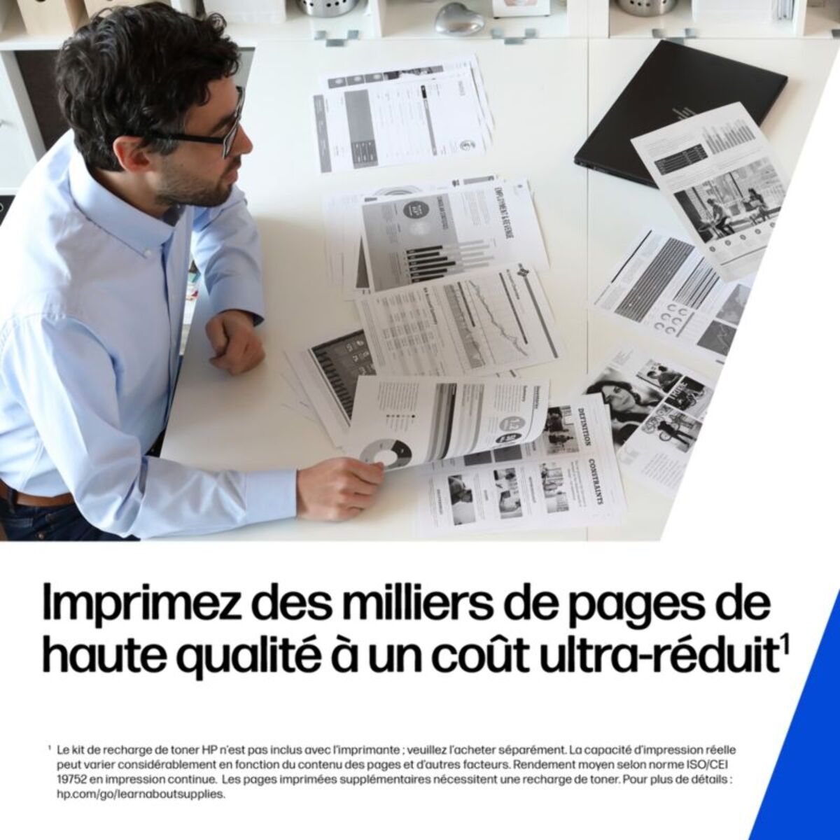 Cartouche d'encre HP Bouteille d'Encre Originale 31 Cyan - M0B51AE