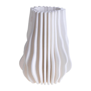 Vaso con righe in rilievo - 26xH34,5x19cm - Pezzi 1 - Bianchi Dino SpA
