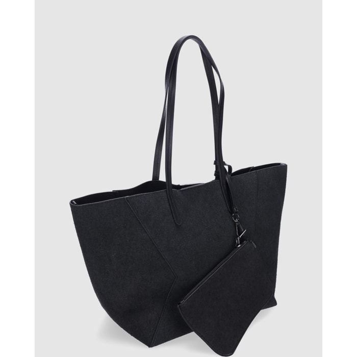 Bolso - Negro - Medida: 48 cm x 31 cm x 19 cm