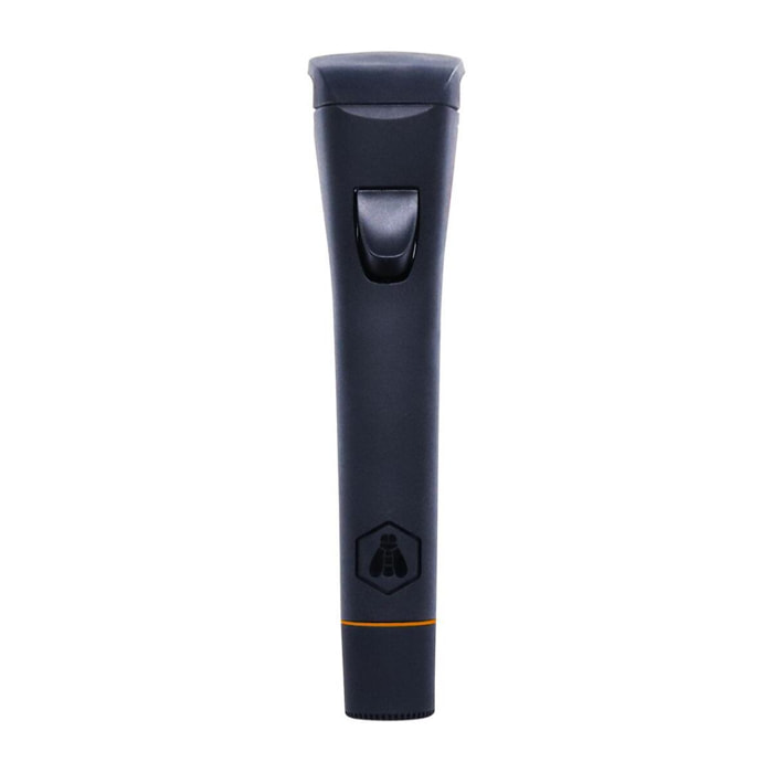 Poignée amovible noir orange spéciale aluminium - "Réactif"