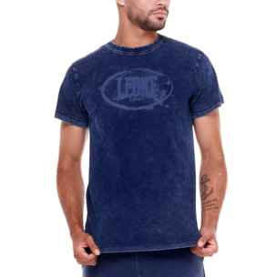 T-shirt da uomo denim wash Indigo