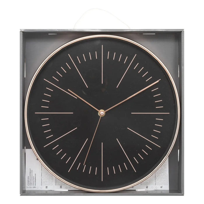 Horloge "Edith" - verre - D30 cm