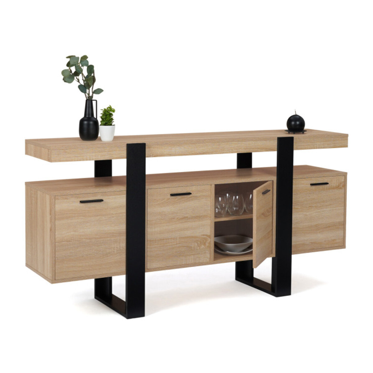 Buffet Brixton 4 portes L160cm