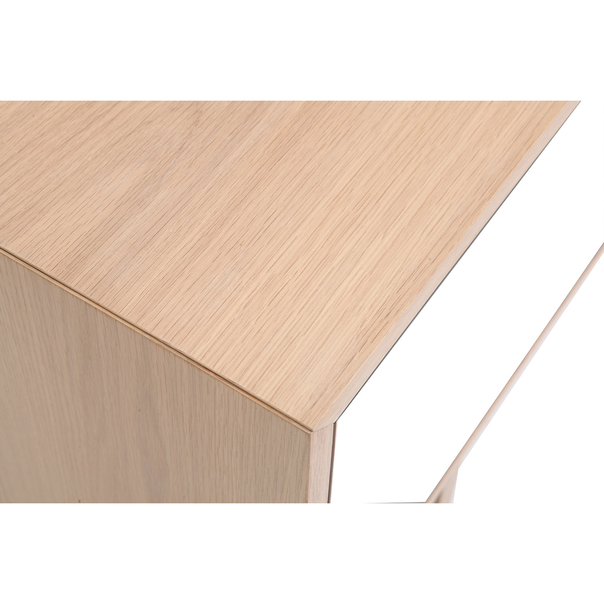 Meuble TV scandinave bois et blanc L180 cm SID