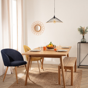 Suspension "Alara" - noir - métal filaire D45 cm