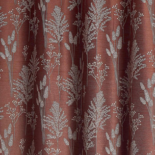 Rideau jacquard esprit nature - Tabac