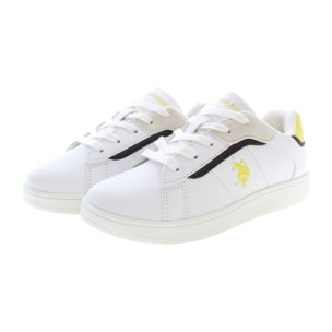 Sneakers U.S. Polo Assn White Yellow