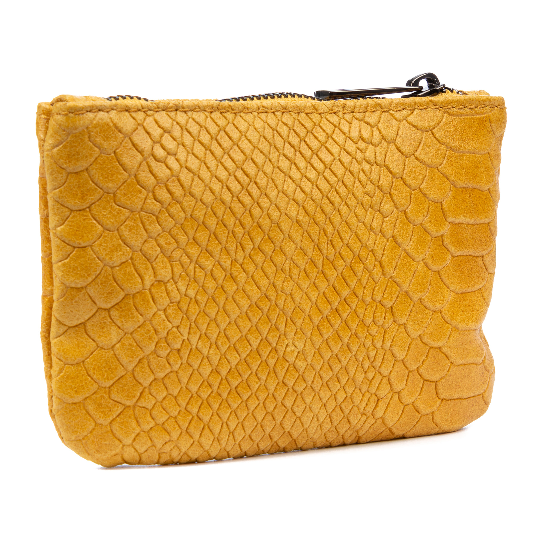 Seconda Cartera Mujer Mujer.Piel auténtica Gamuza Grabado Serpiente