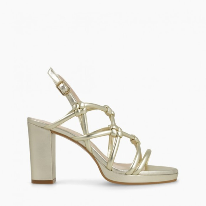 SANDALIAS DORADAS LOSTE