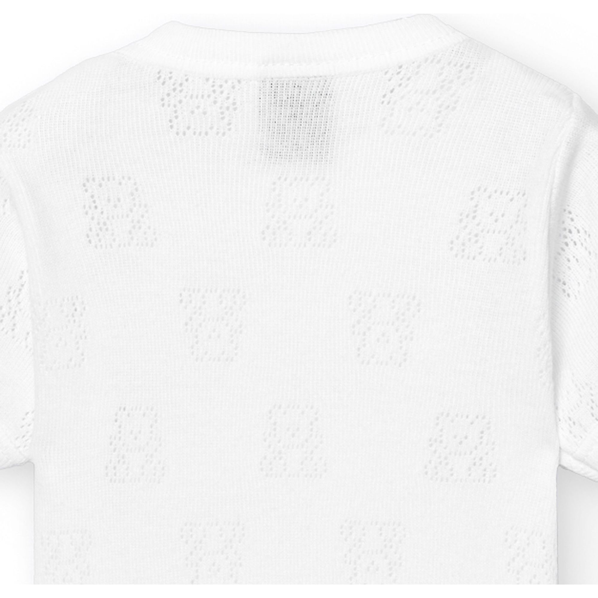 Body bebé manga corta calado ositos