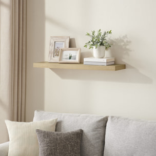 Mensola a scomparsa 80 cm effetto Rovere Sonoma