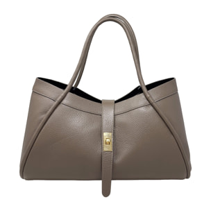 Borsa a Mano Elegante da Donna in Pelle Martellata
