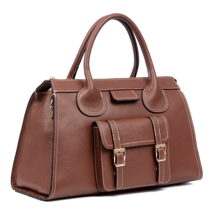 Bagaladi borsa tote donna. Pelle autentica Dollaro.