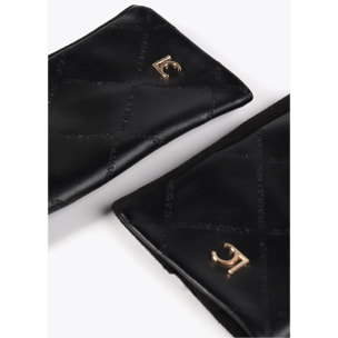 Guanti con Logo a Reticolo