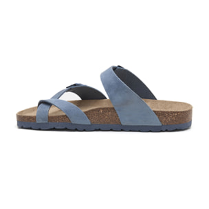 SANDALIA BABUNKERS AZUL