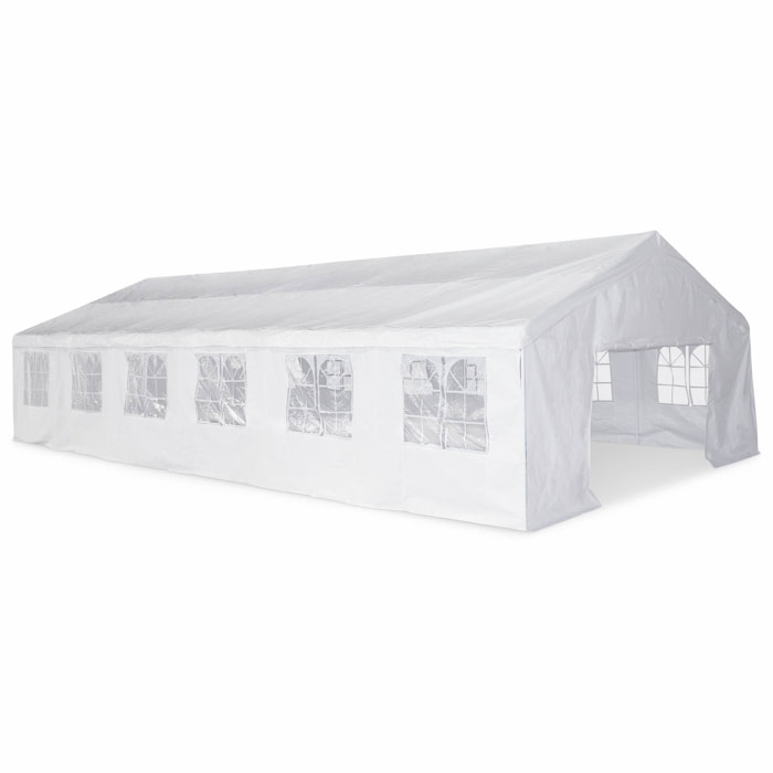 Tente de réception 6 x 12 m - Lutecia -  Blanc - tente de jardin idéale pour réception à utiliser comme pavillon.