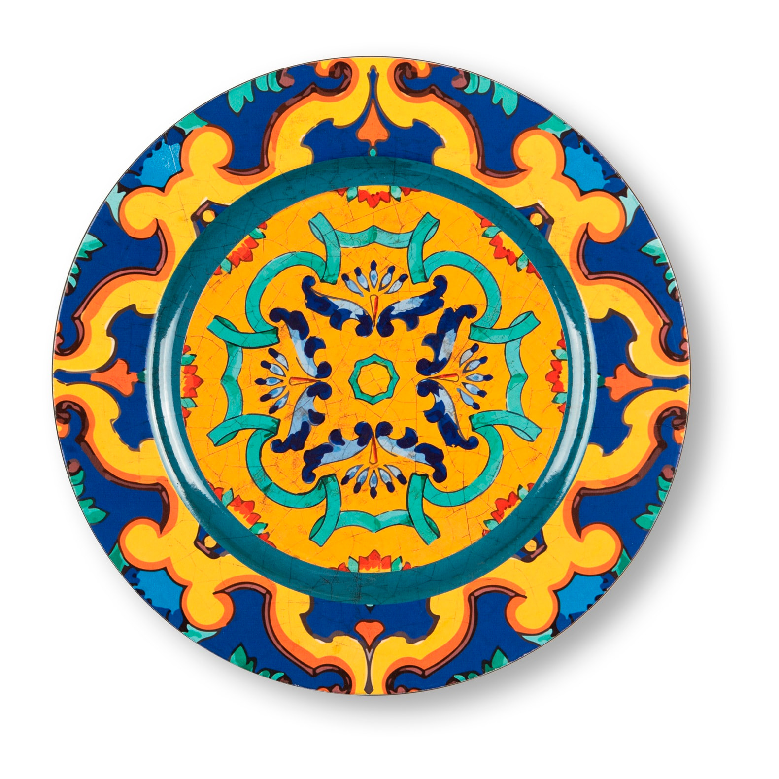 Set de 6 assiettes de présentation 33 cm – Excelsa, Plastique Trinacria