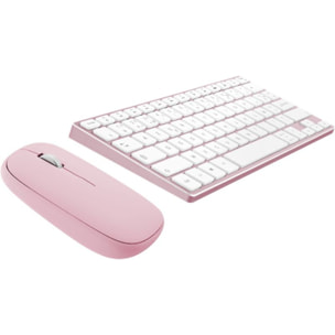 Clavier + Souris TNB rechargeable en aluminium et souris