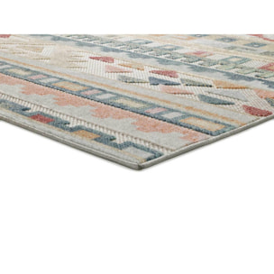 SOLEY Alfombra de exterior-interior con relieve multicolor, varias medidas disponibles