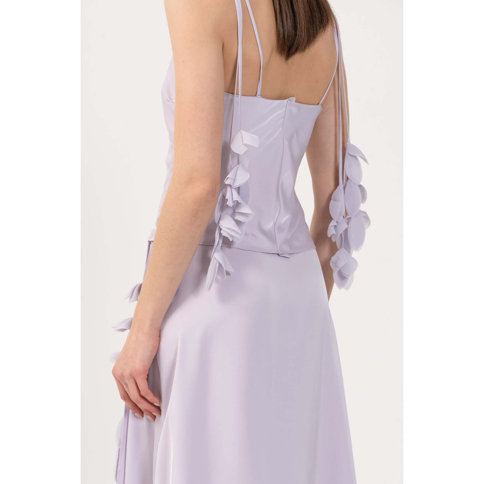 Kocca - Top con spalline e dettagli floreali Donna