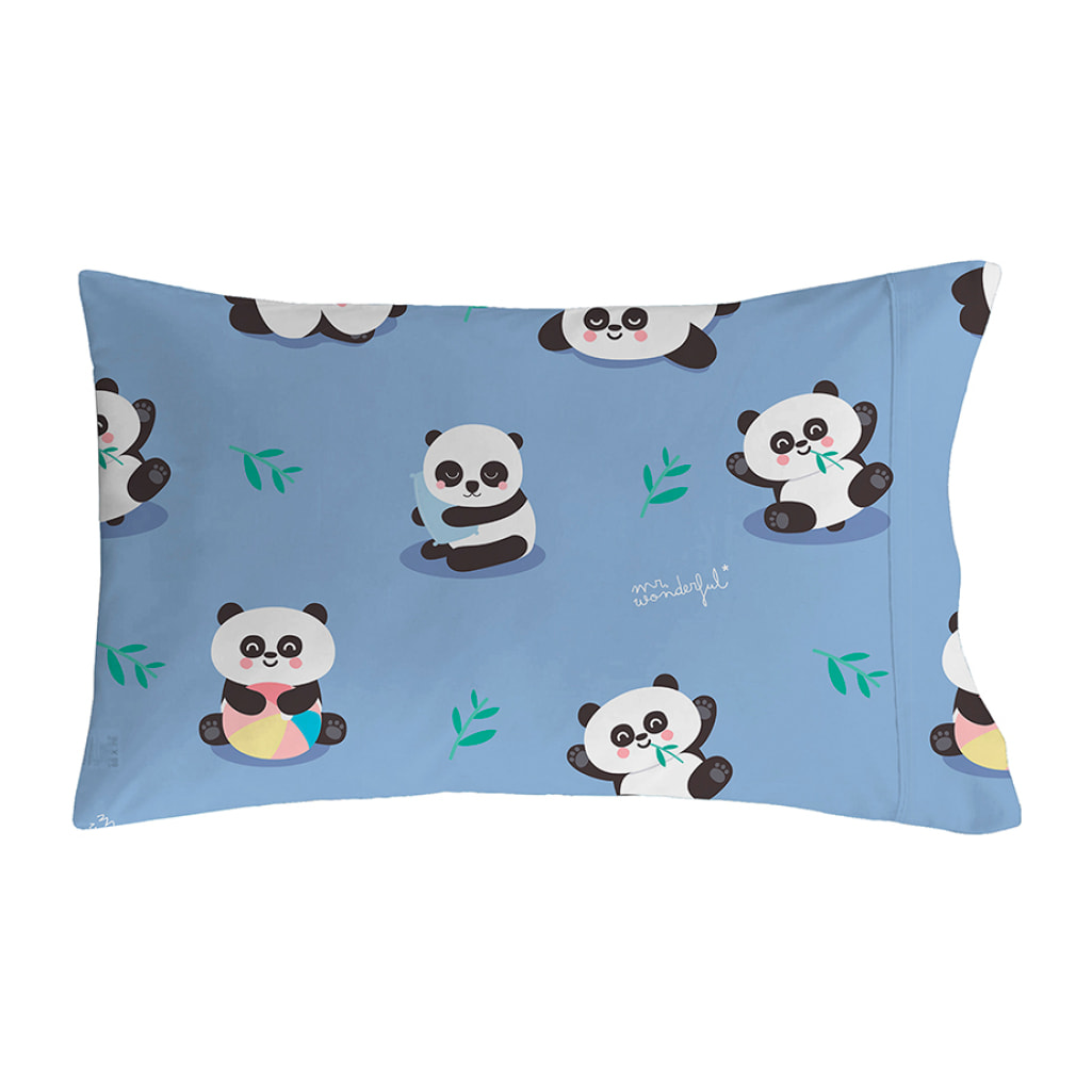 Funda de almohada Mr.Wonderful Pandas 50x80 cm