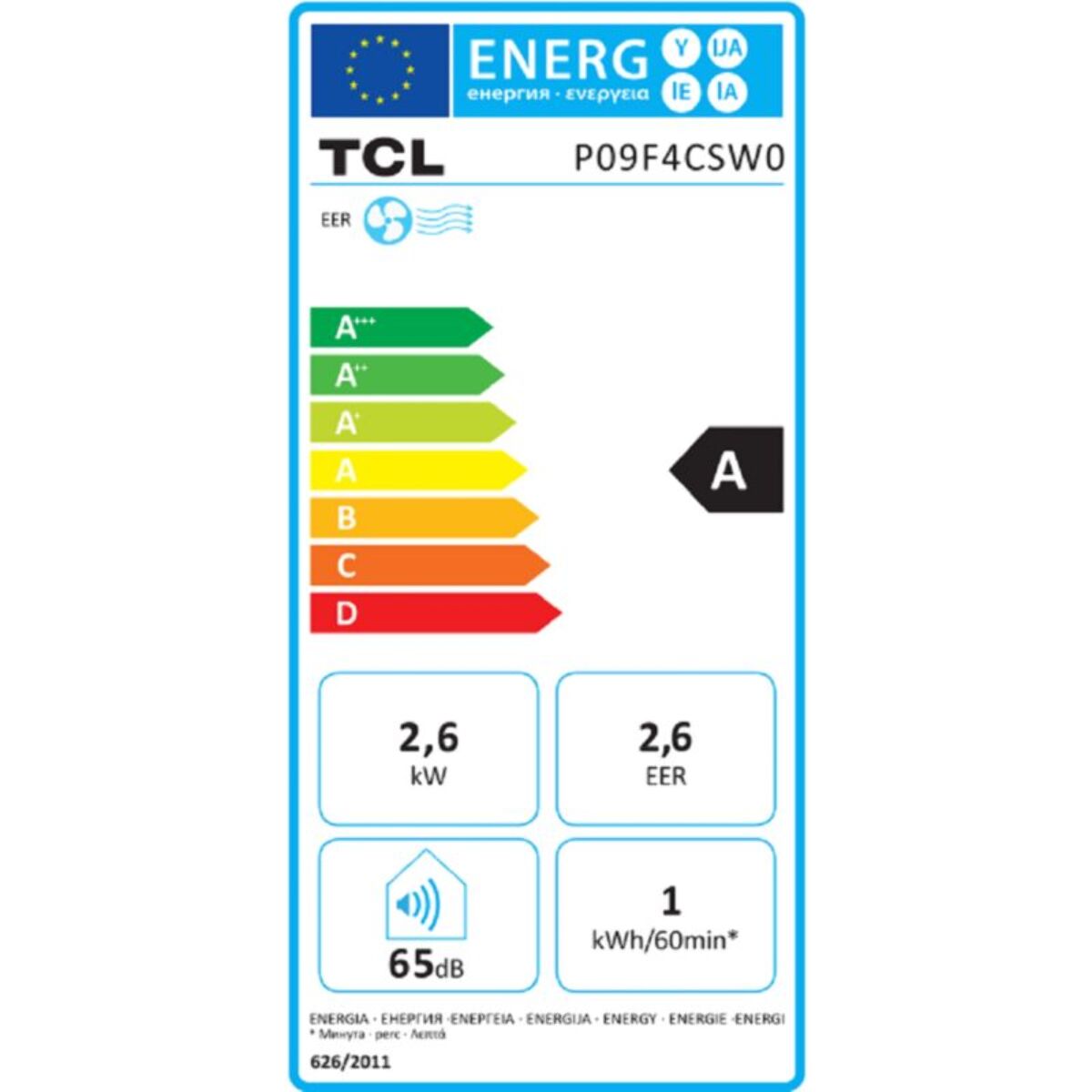 Climatiseur TCL P09F4CSW0