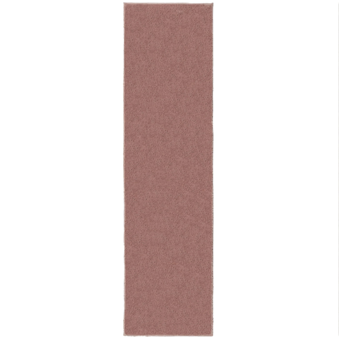 Tapis shaggy de couloir SHEEN Rose