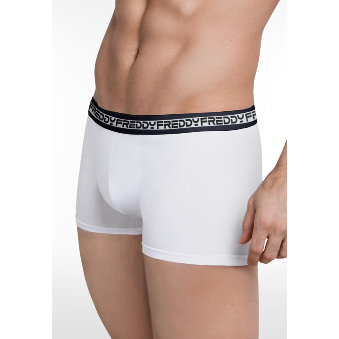 Pack 2 boxer uomo con elastico jacquard logato a contrasto