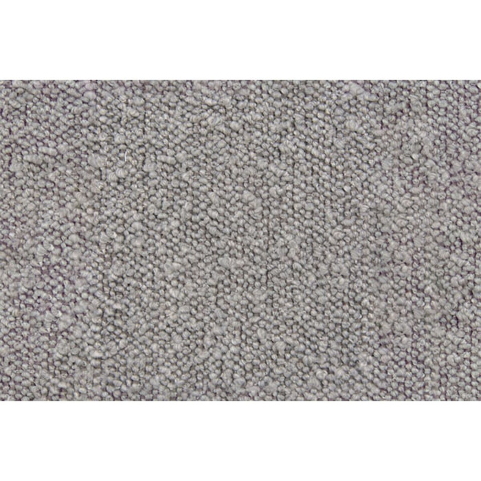 Lit avec sommier et tête de lit lisse - Tissu bouclette au style épuré - Adapté à tous les matelas, montage rapide - Grand Rangement