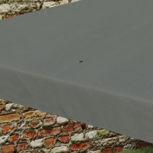 Tonnelle barnum 3 x 3 m acier PE imperméable 90g/m² gris