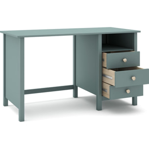 Bureau enfant 3 tiroirs en bois massif - MELVIN