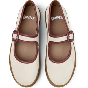 Bailarinas - CAMPER Peu Terreno - Beige - Cuero de gamuza