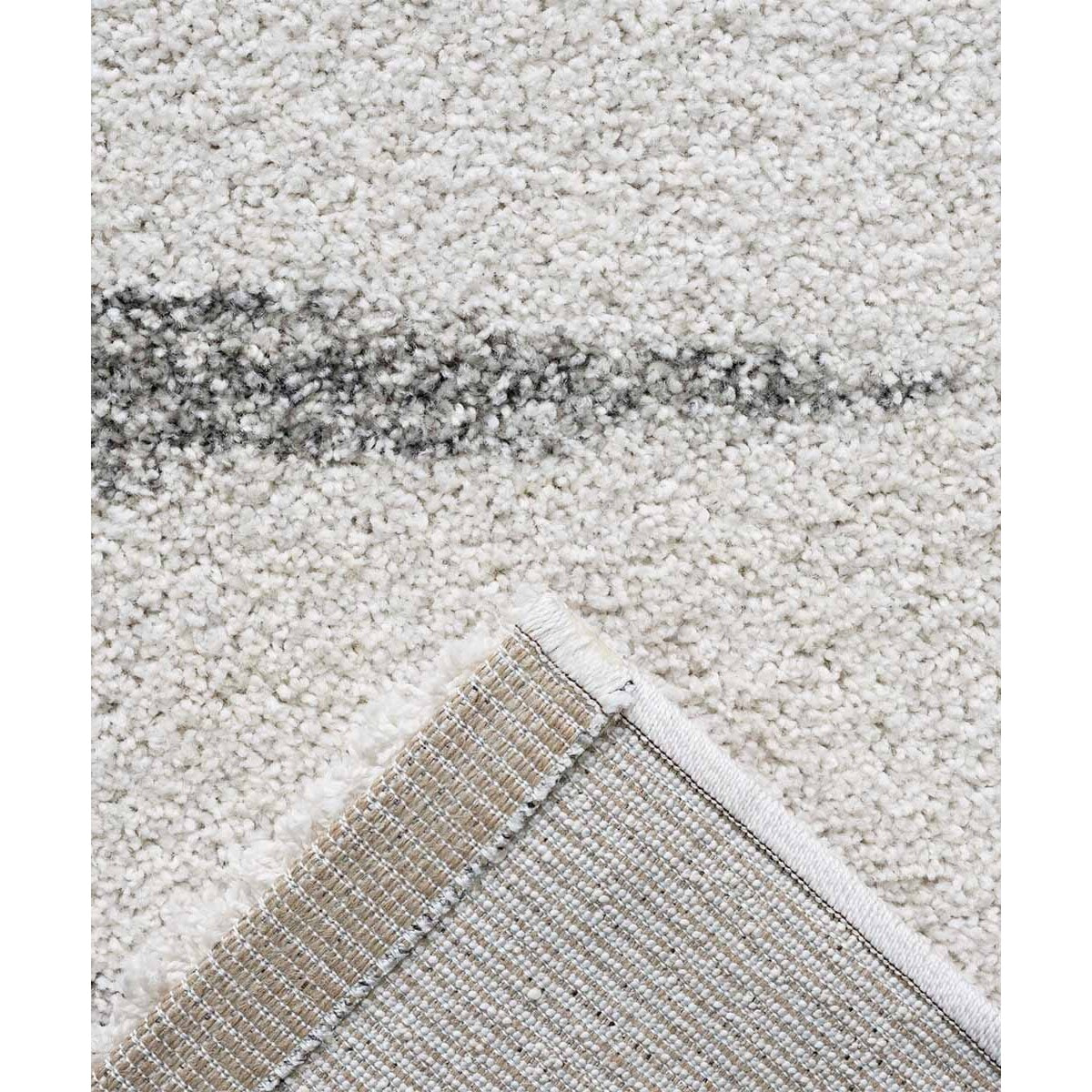 Tappeto Moderno Soggiorno Salotto Avorio Grigio Chiaro