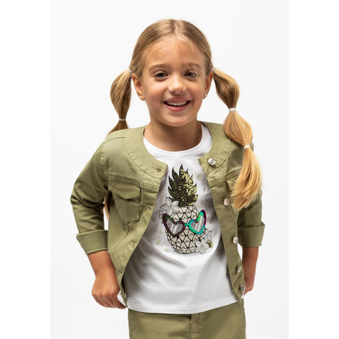 Giacca da ragazza color