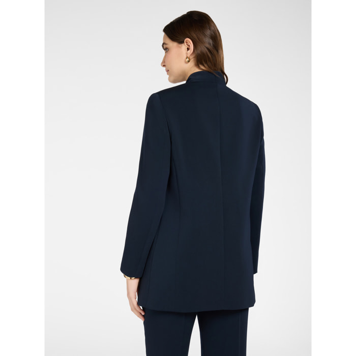 Elena Mirò - Chaqueta con cinturón - Azul